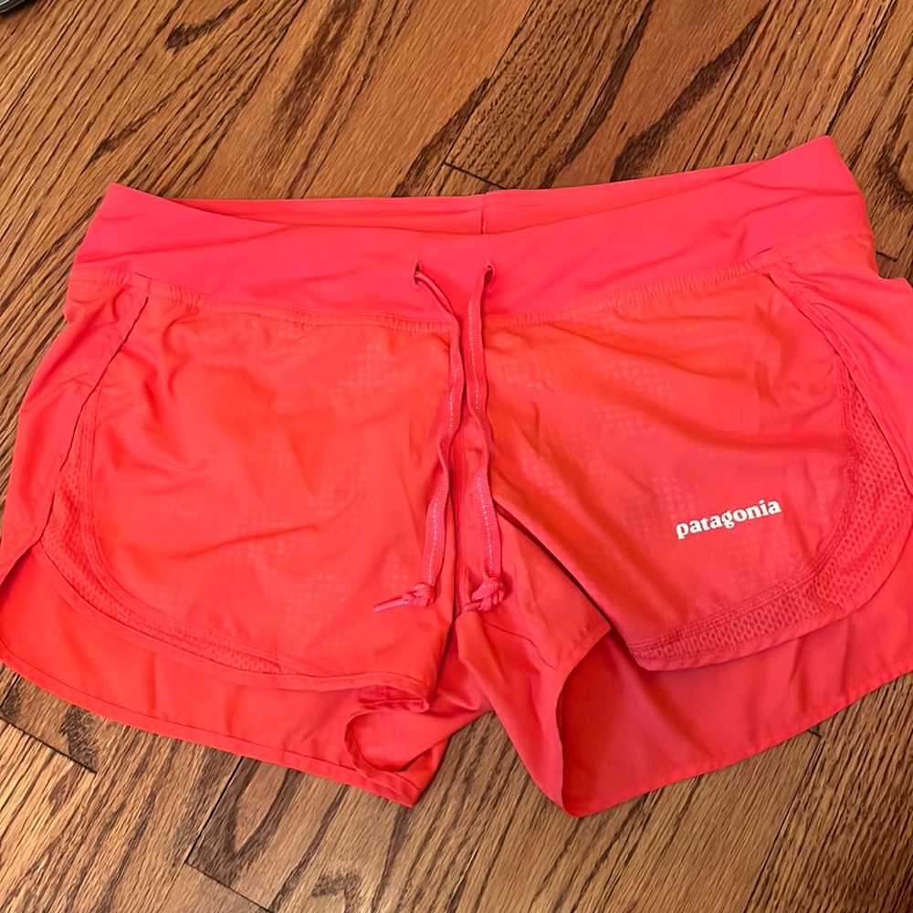 Patagonia coral shorts